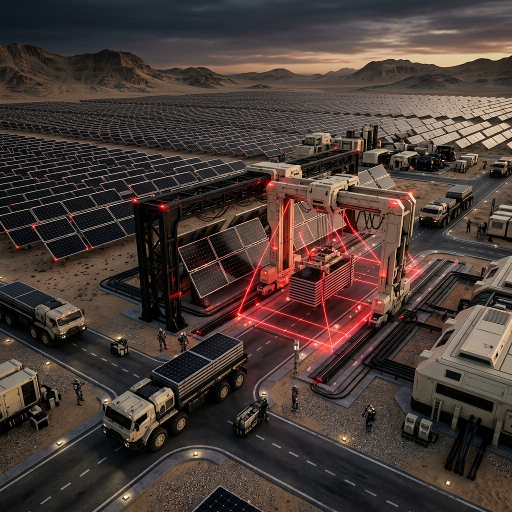 Solar farm heavy cargo